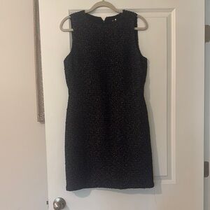 Ann Taylor Black Sheath Mini Dress